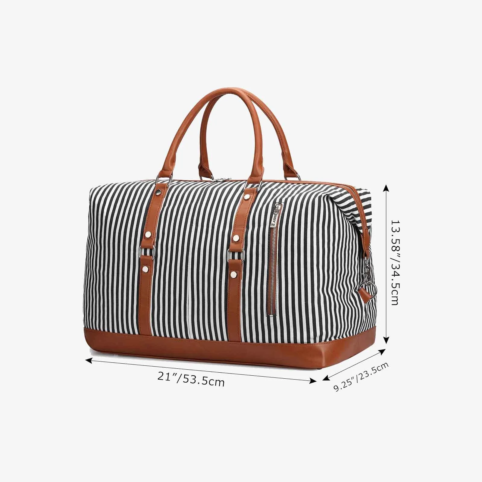 43L Canvas Duffel Weekender Bag