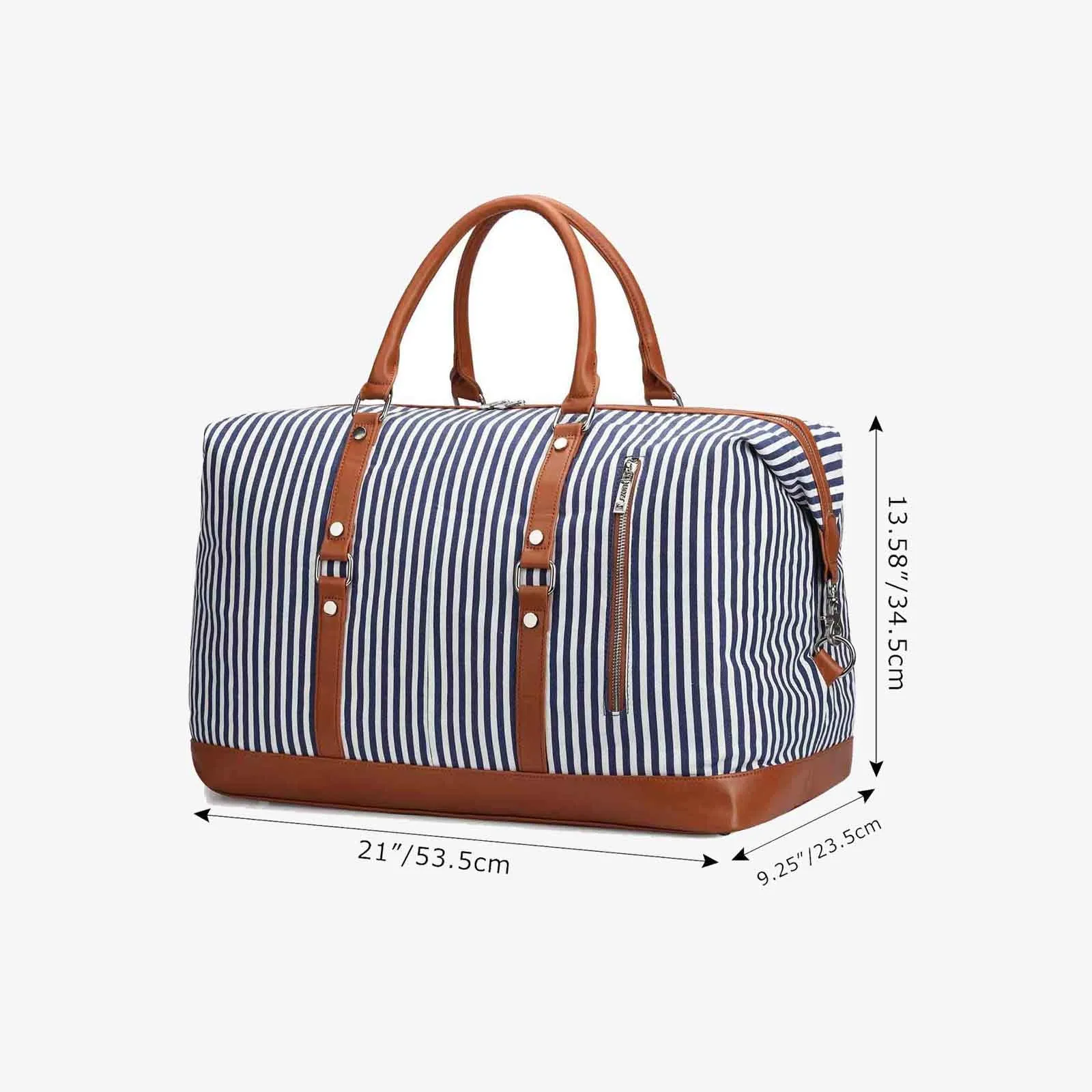 43L Canvas Duffel Weekender Bag
