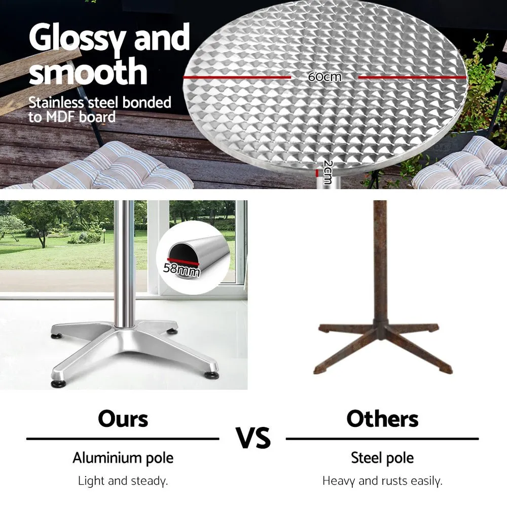 4pcs Outdoor Bar Table Set