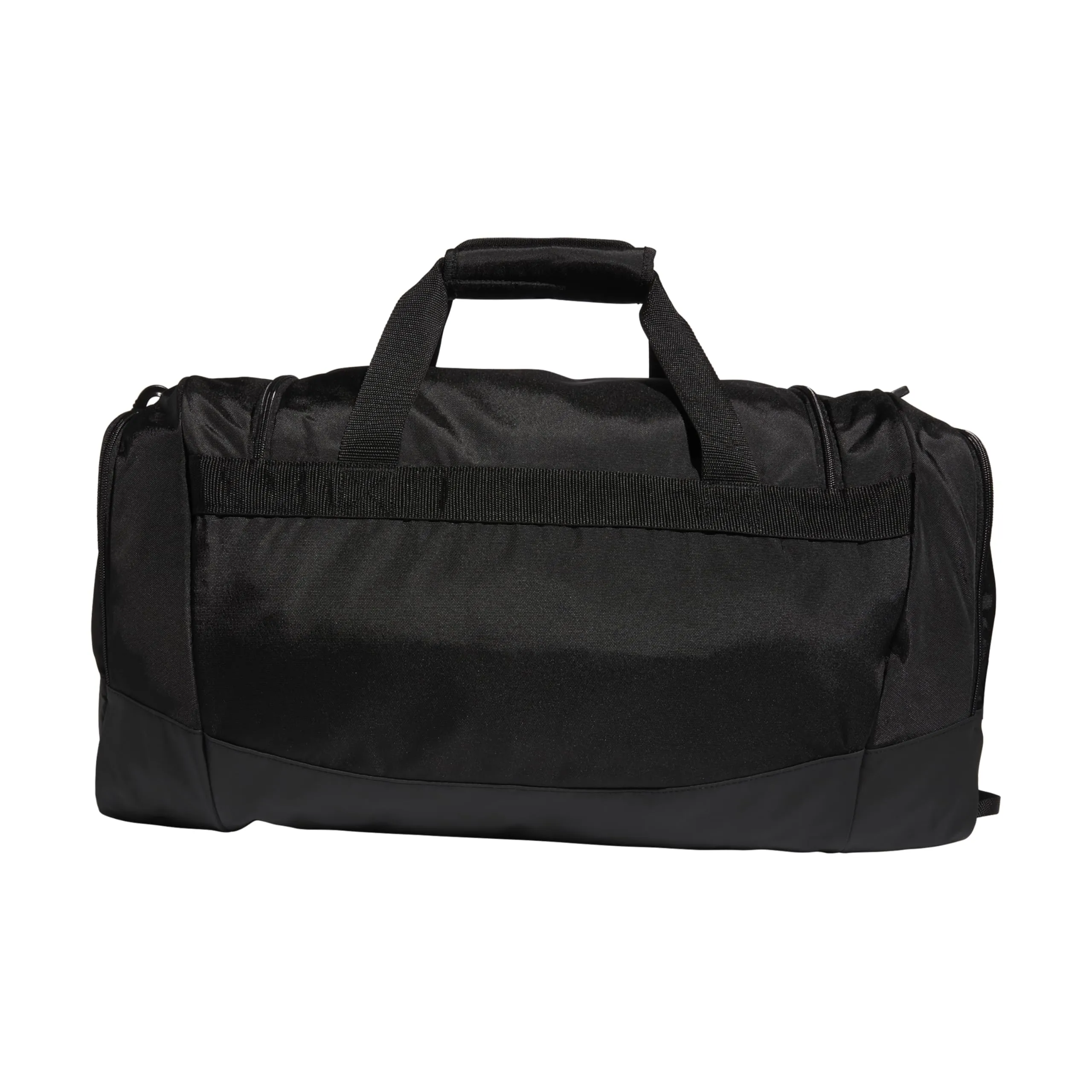 adidas Unisex Adult Defender 4.0 Duffel, Durable Athletic Sports Gym Travel Bag for Men and Women, Black/Silver Metallic, Medium (66L)