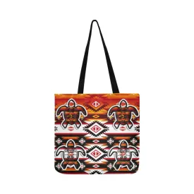 Adobe Fire Turtle Reusable Shopping Bag (Two sides)