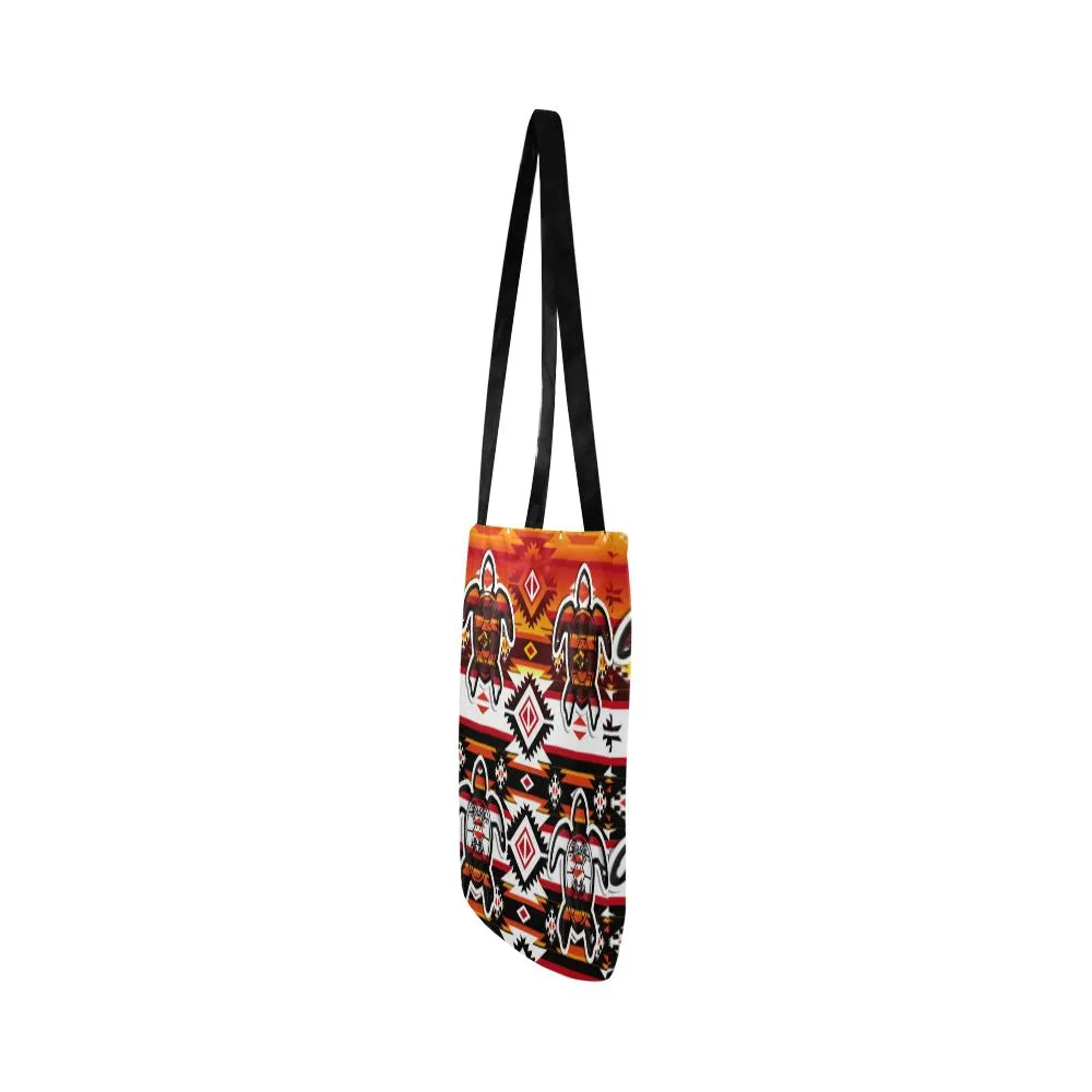 Adobe Fire Turtle Reusable Shopping Bag (Two sides)