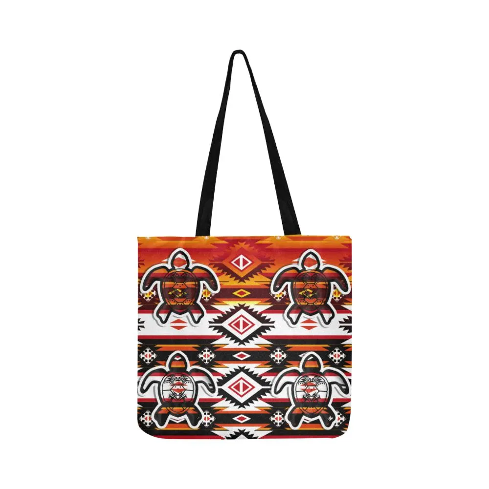 Adobe Fire Turtle Reusable Shopping Bag (Two sides)