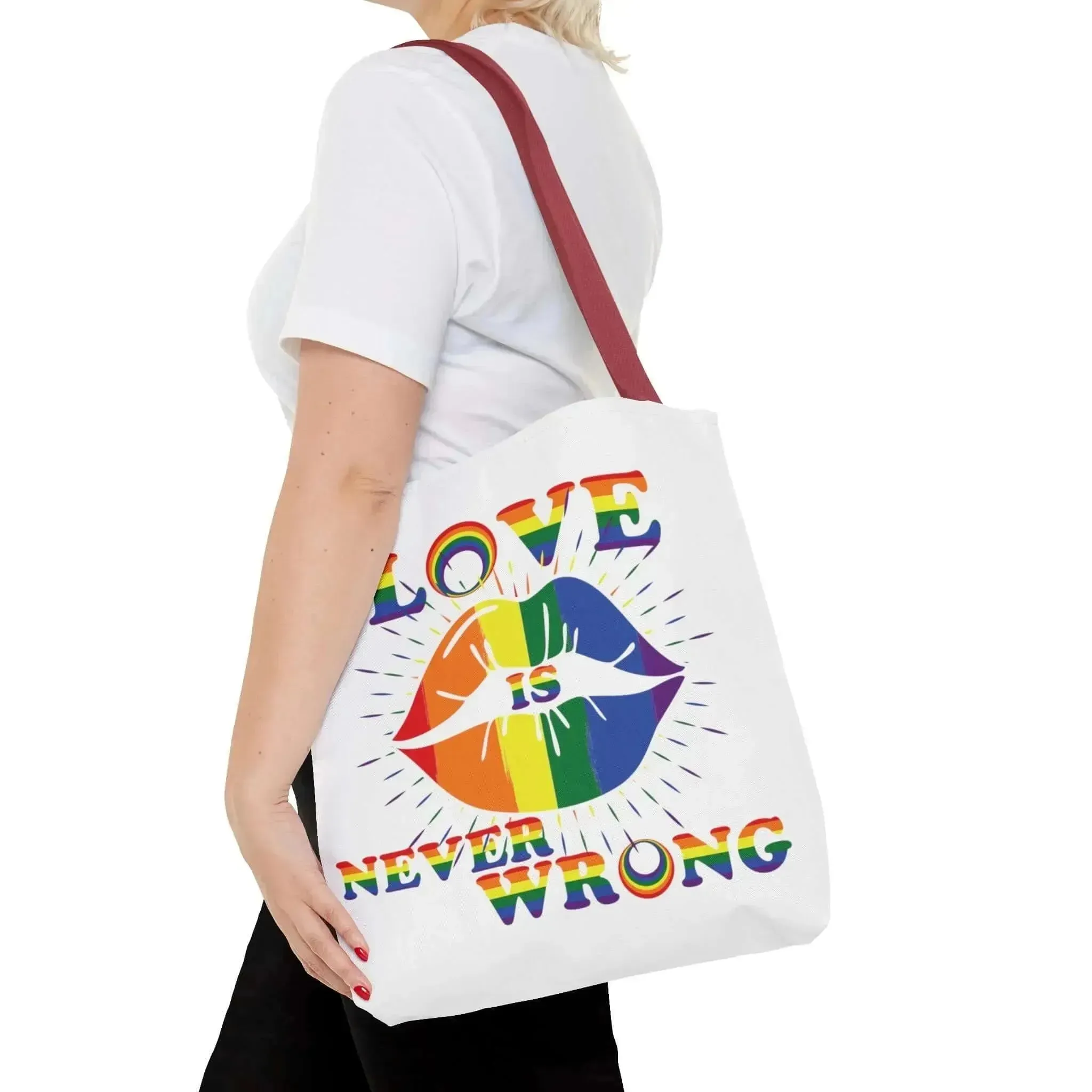 Aesthetic Respect Love LGBT Tote Bag (AOP)