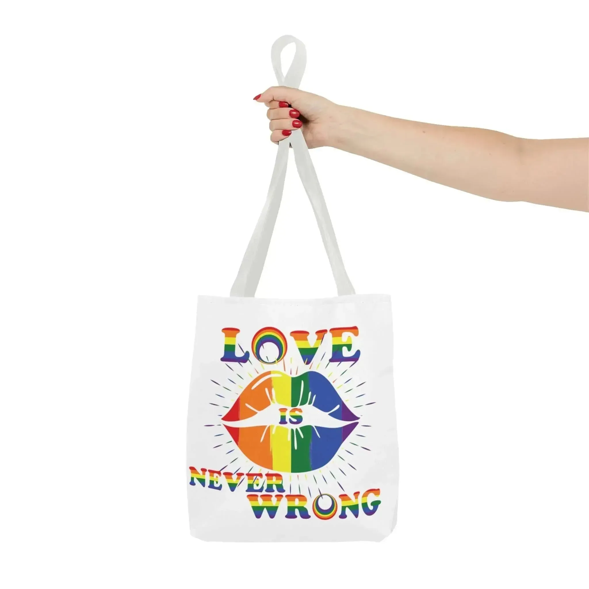 Aesthetic Respect Love LGBT Tote Bag (AOP)