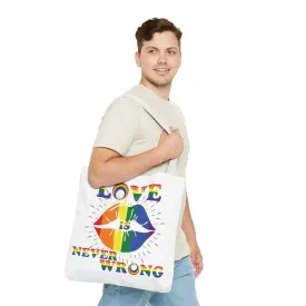 Aesthetic Respect Love LGBT Tote Bag (AOP)