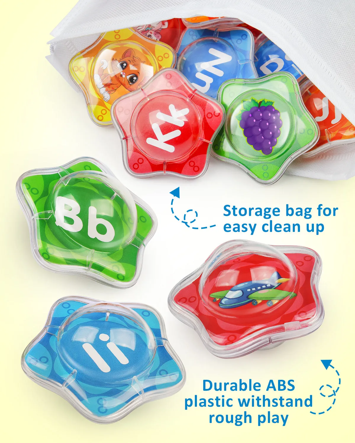 Alphabet Letters Floating Bath Toys