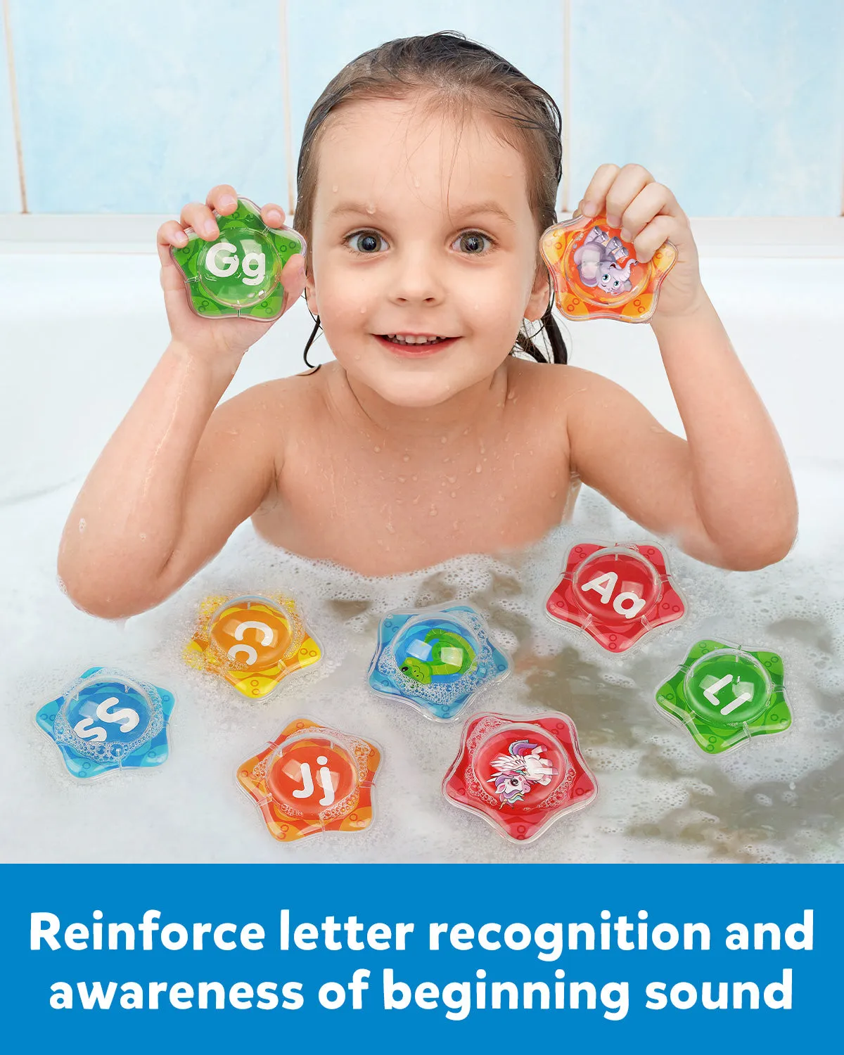 Alphabet Letters Floating Bath Toys