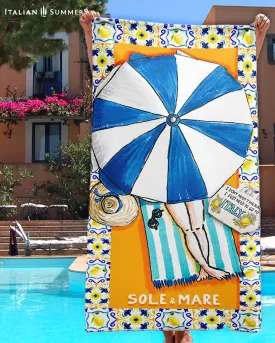Beach towel Italian Seaside