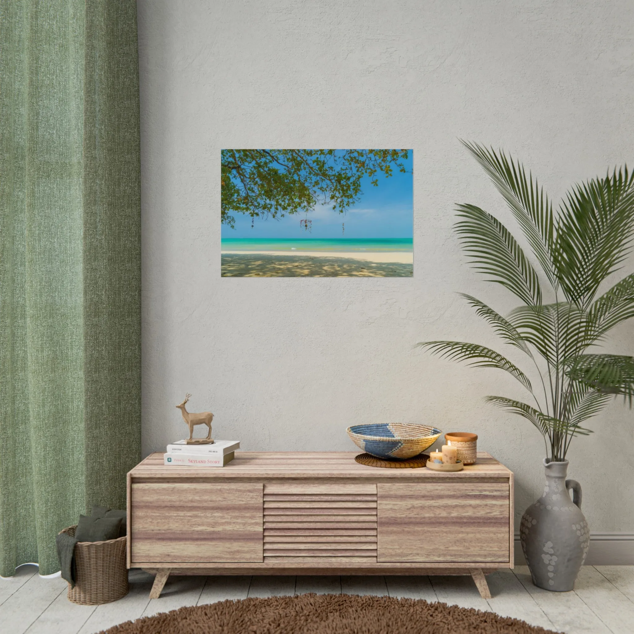 Beaches of the Caribbean, Rolled Poster, Unframed, 14x11in, 18x12in, 30x20in