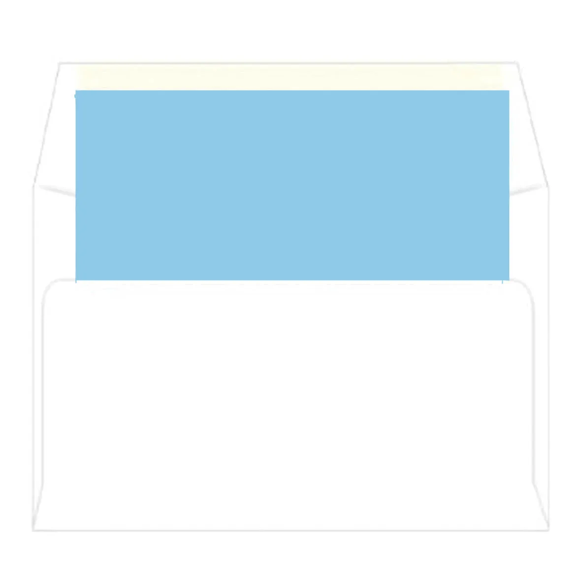 Blue   Chartreuse Greek Key Border Personalized Flat Notecards