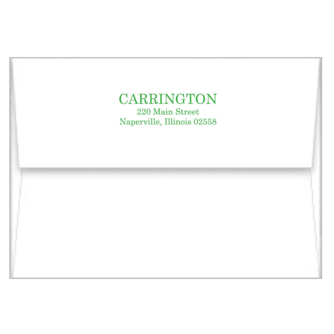 Blue Gingham Baby Icon Personalized Flat Notecards