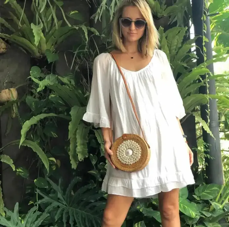 Boho You Brown Round shell / Kaodhi Sling Bag