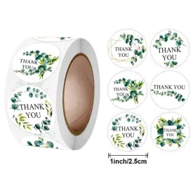 Colorful 500-Piece Holiday Gift Bag Seal Stickers for Treats