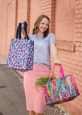 Colorful Printed Reusable Gift Totes