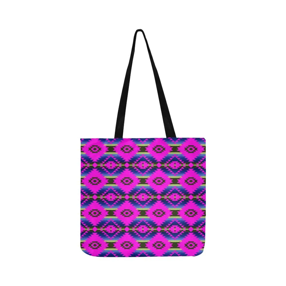 Cree Confederacy Ribbon Dress Reusable Shopping Bag (Two sides)
