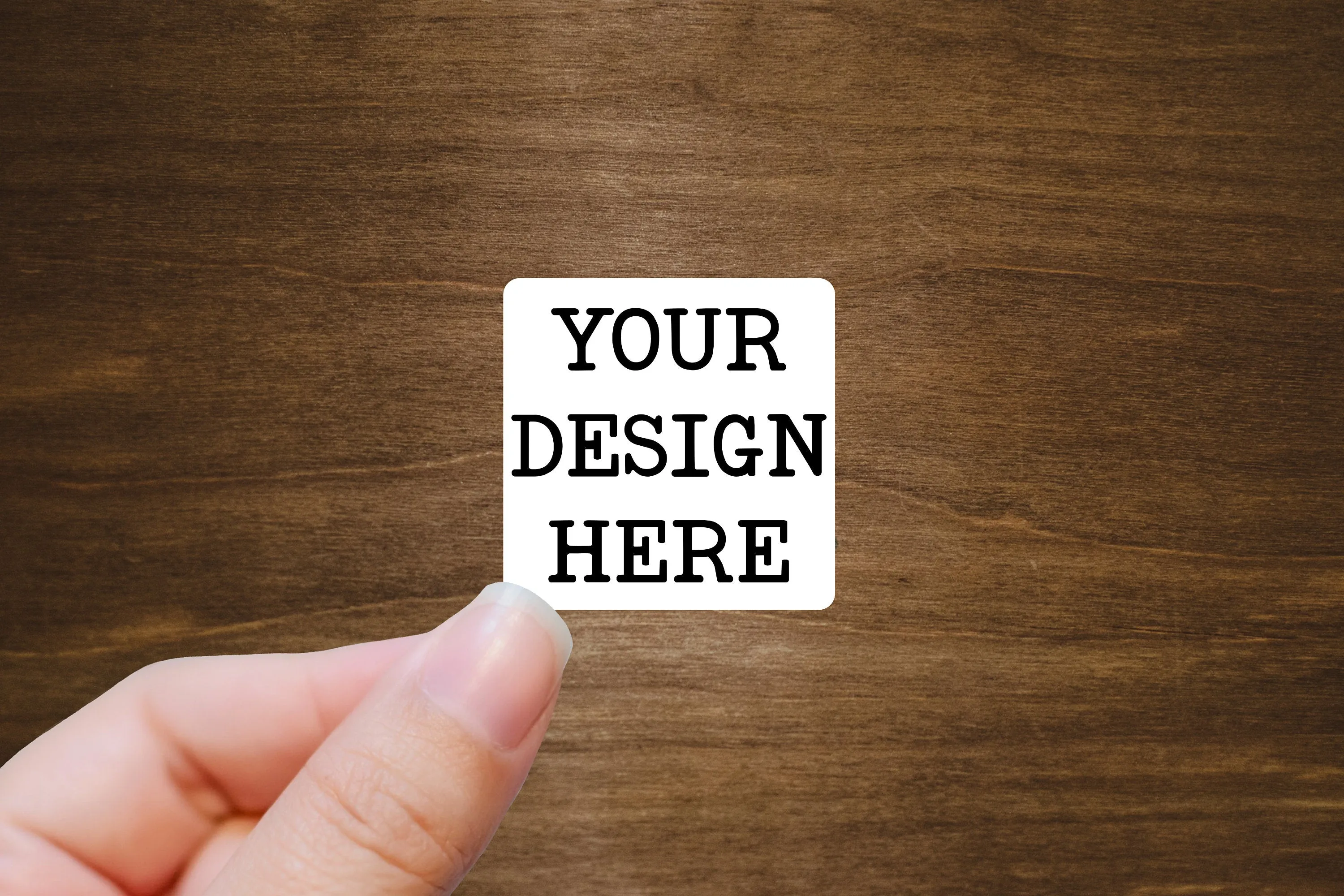 Custom Sticker Labels - 2" Square, 2" x 1", or 3" x 1"