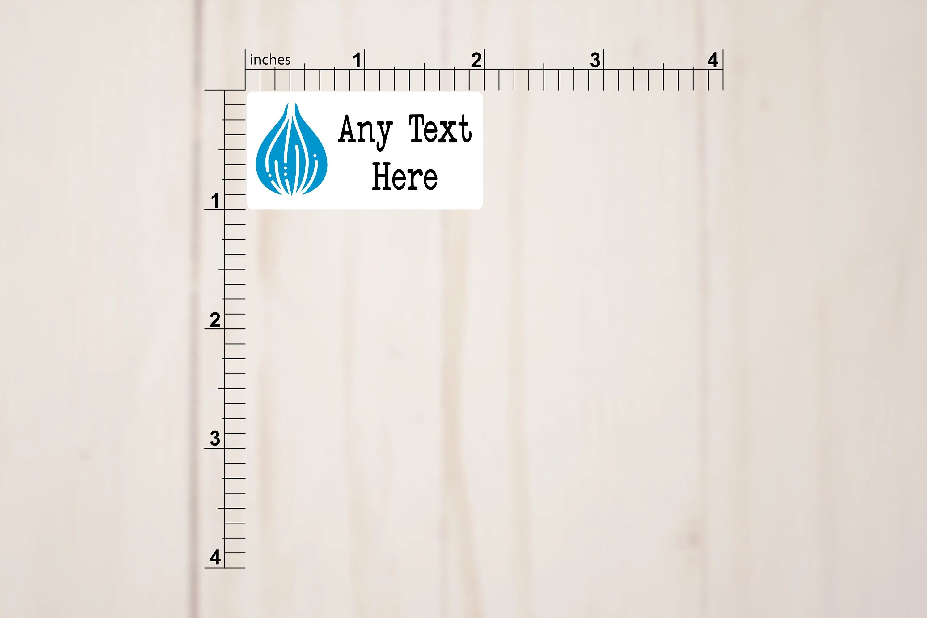 Custom Sticker Labels - 2" Square, 2" x 1", or 3" x 1"