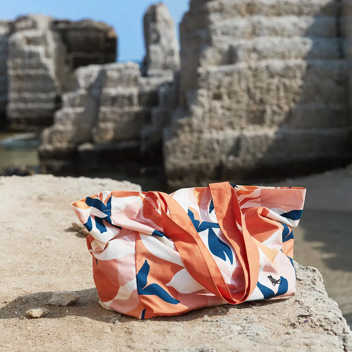 Dock & Bay Foldaway Tote Bags - Terracotta Tropics - Outlet
