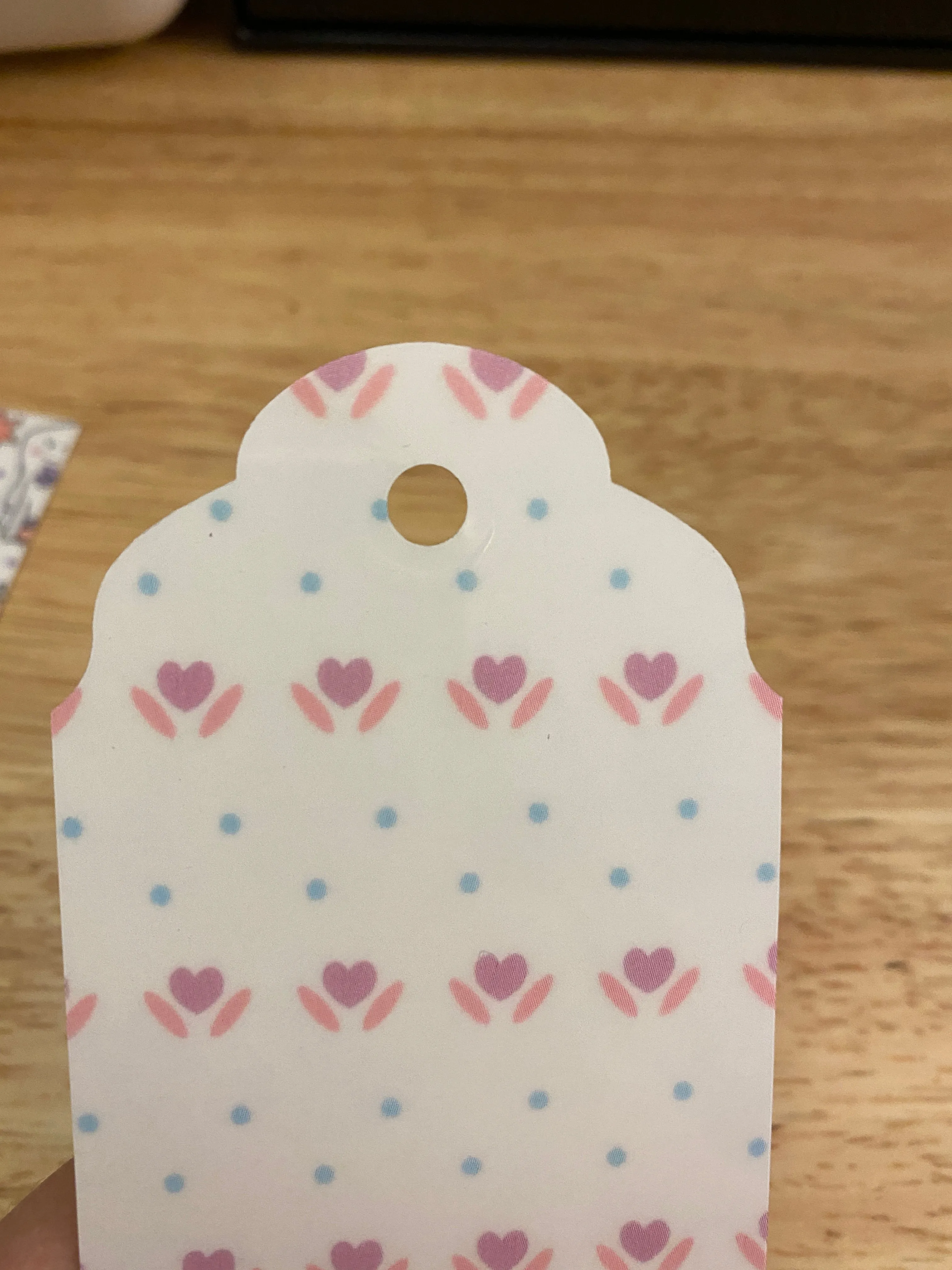 Double Sided Owl Family with Roses Bookmark