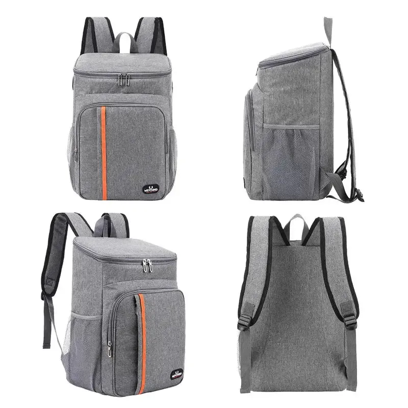 Durable insulated case 20L Portable Thermal Lunch Bag Food Box Durable Waterproof Cooler Ice Insulated Case Camping Oxford Dinner Backpacks Icebox