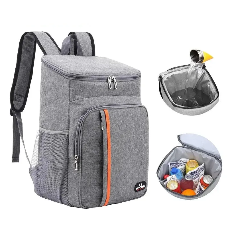 Durable insulated case 20L Portable Thermal Lunch Bag Food Box Durable Waterproof Cooler Ice Insulated Case Camping Oxford Dinner Backpacks Icebox