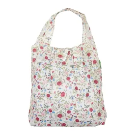 Eco Chic Beige Floral Shopper