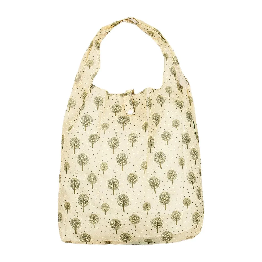 Eco Chic Lightweight Foldable Reusable Shopping Bag Tree of Life