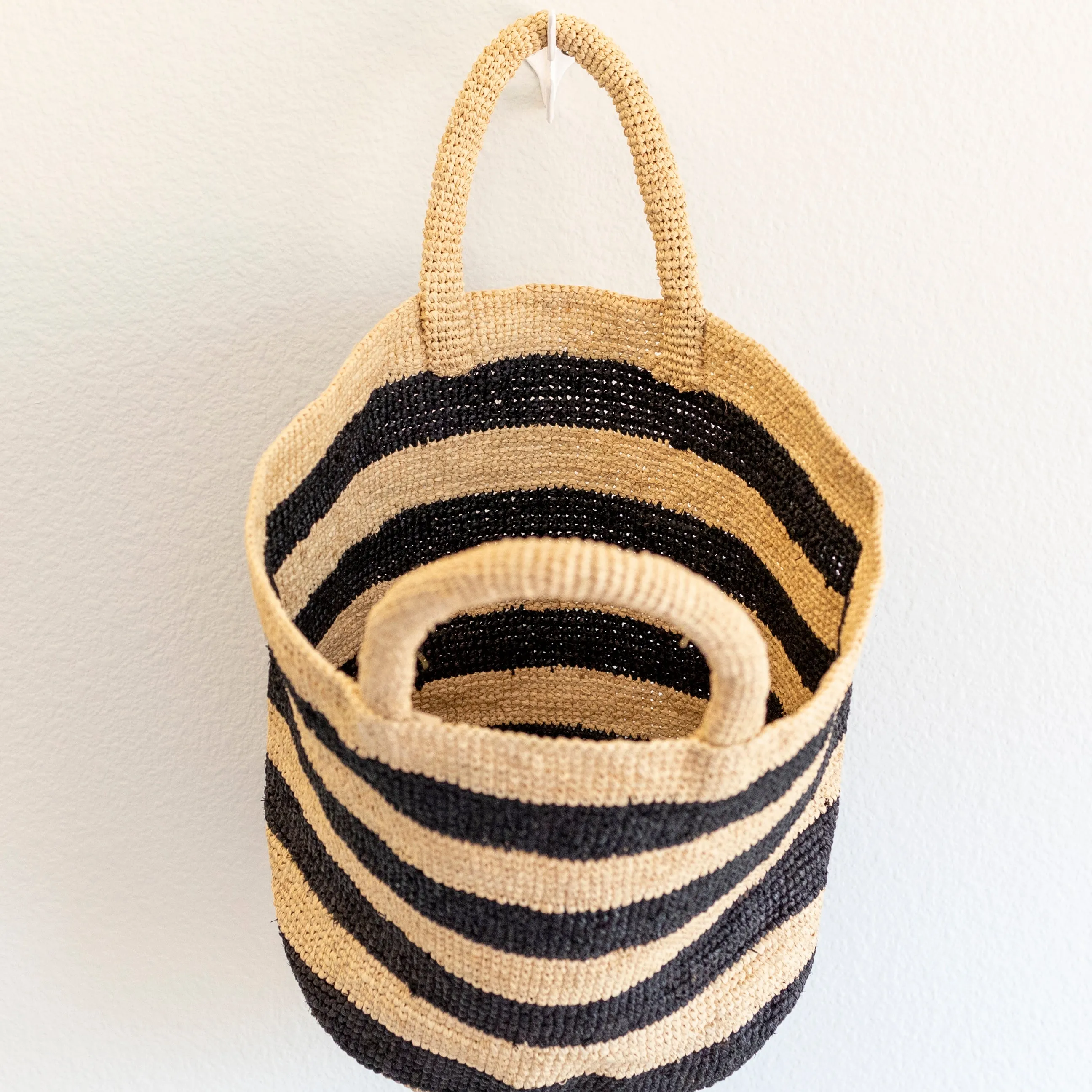 Elena Handbags Summer Fashion Raffia Basket Bag