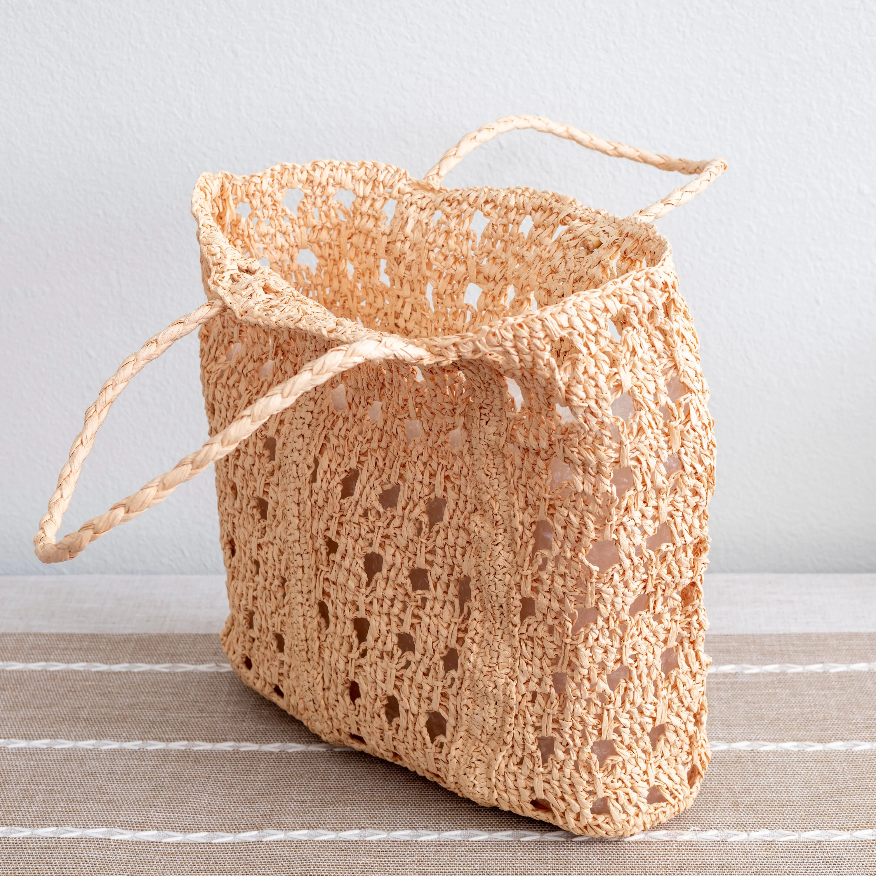Elena Handbags Women's Large Woven Summer Straw Tote