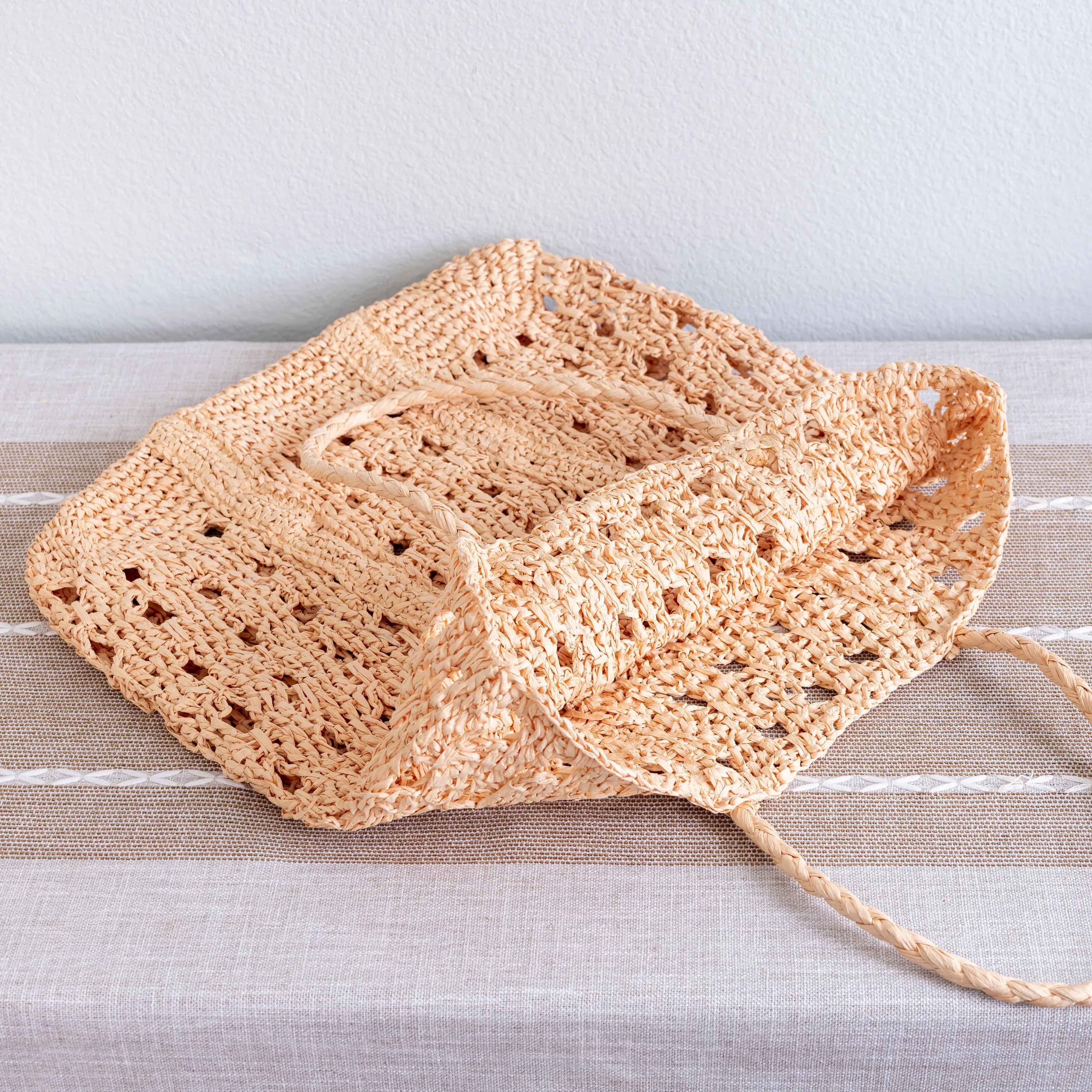 Elena Handbags Women's Large Woven Summer Straw Tote