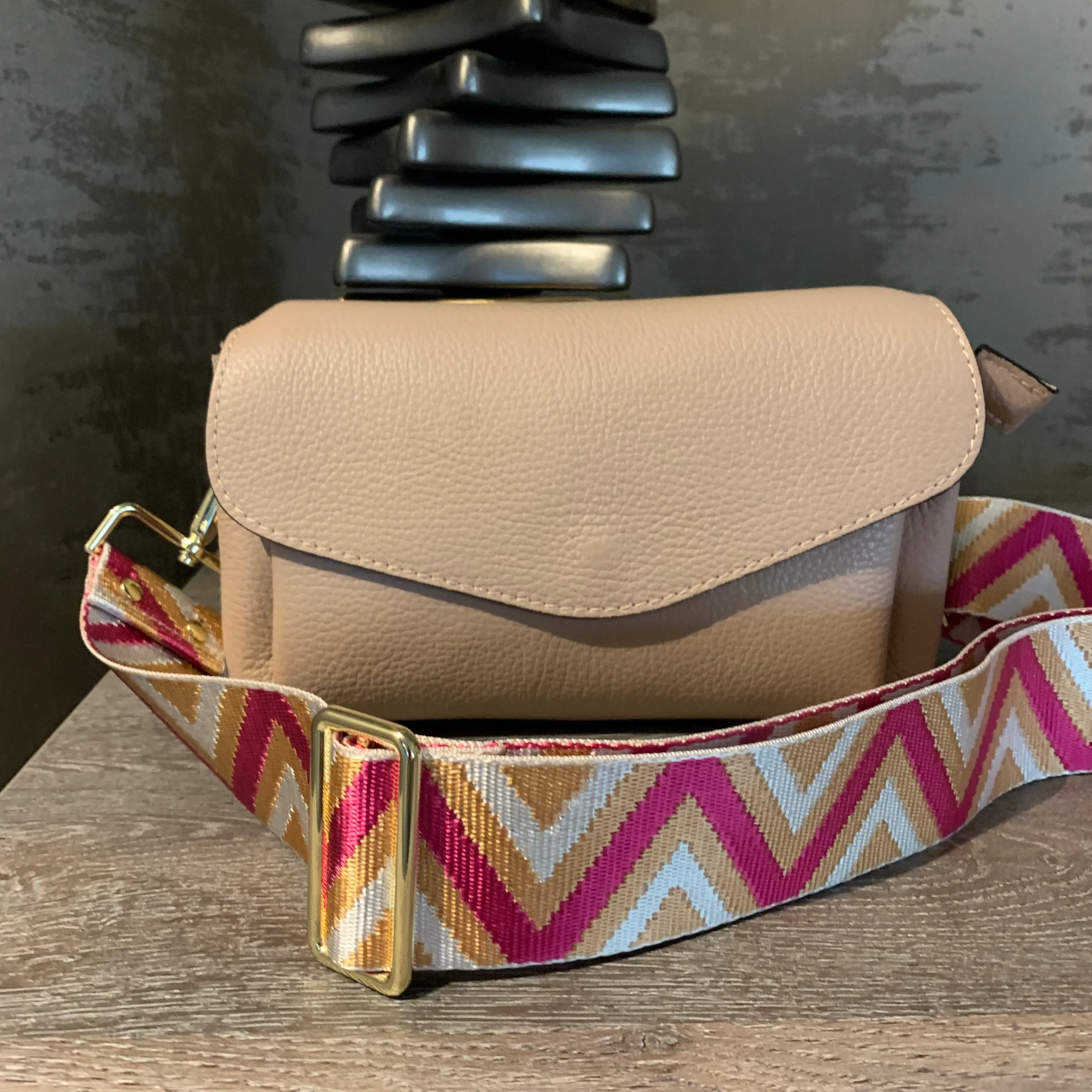 Elie Beaumont Nude Envelope Bag
