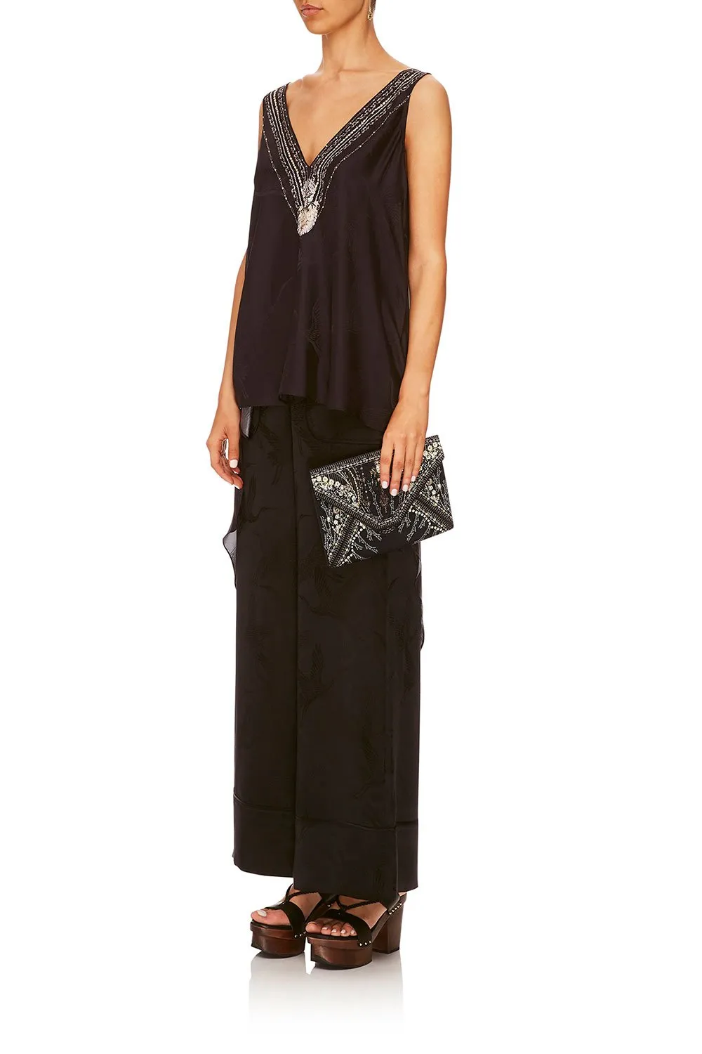 ENVELOPE CLUTCH BLACK
