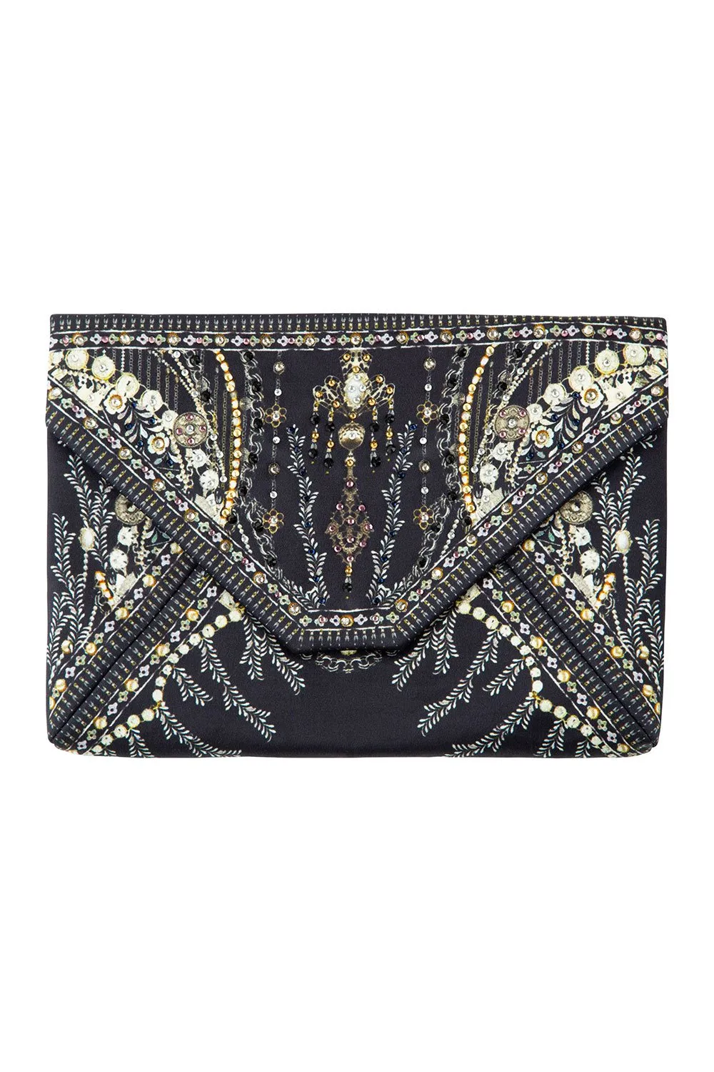 ENVELOPE CLUTCH BLACK