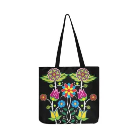 Floral Beadwork-04 Reusable Shopping Bag (Two sides)