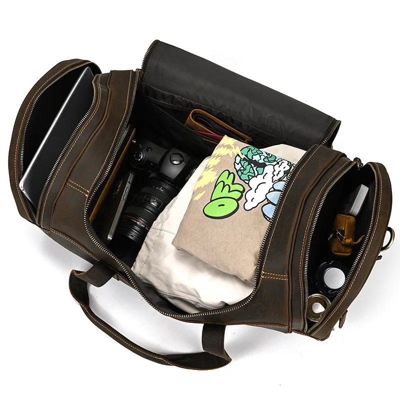 Funki Buys | Bags | Travel Bags | Men's Leather Overnight Bag
