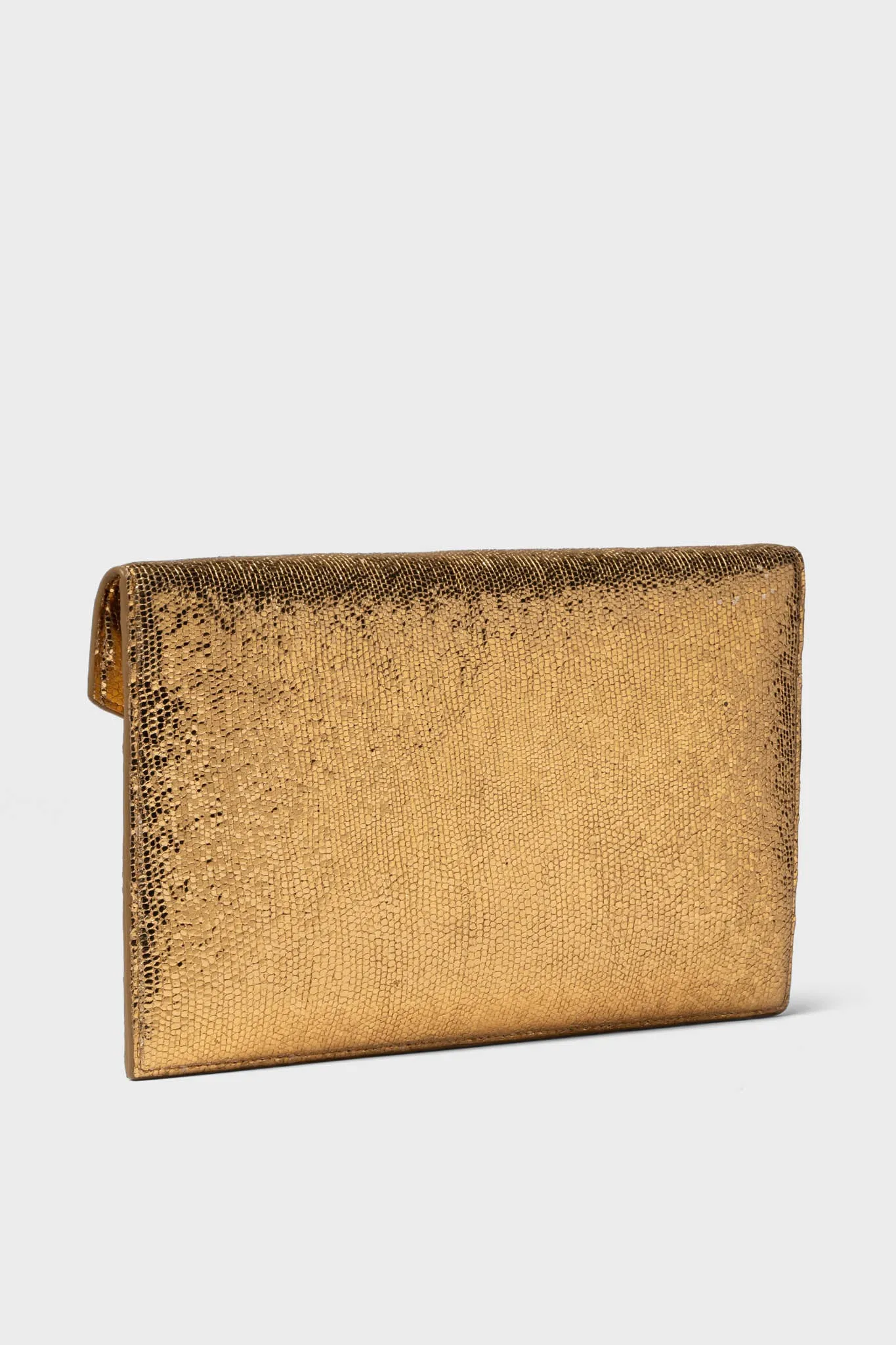 Gold London Clutch