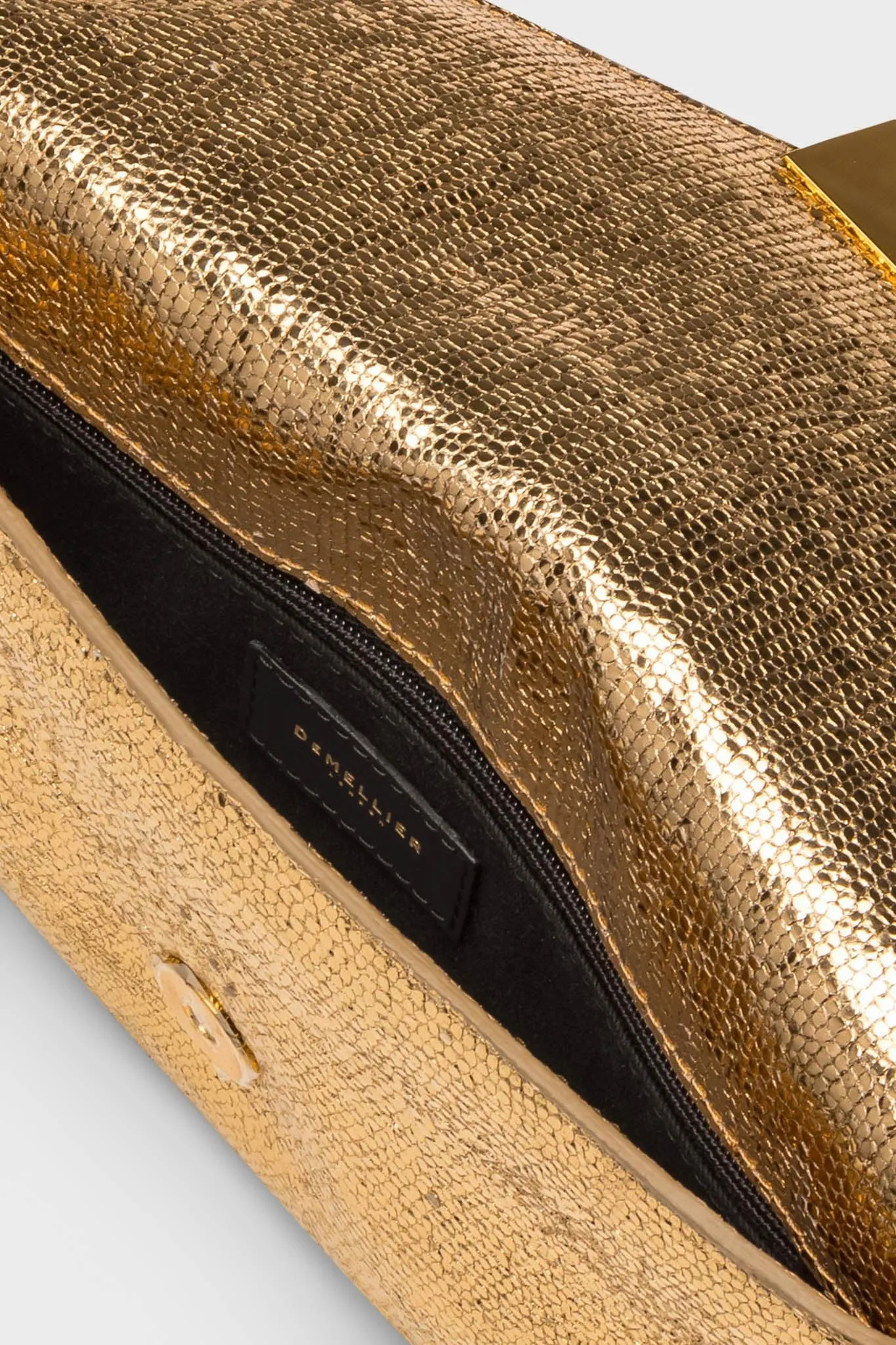 Gold London Clutch