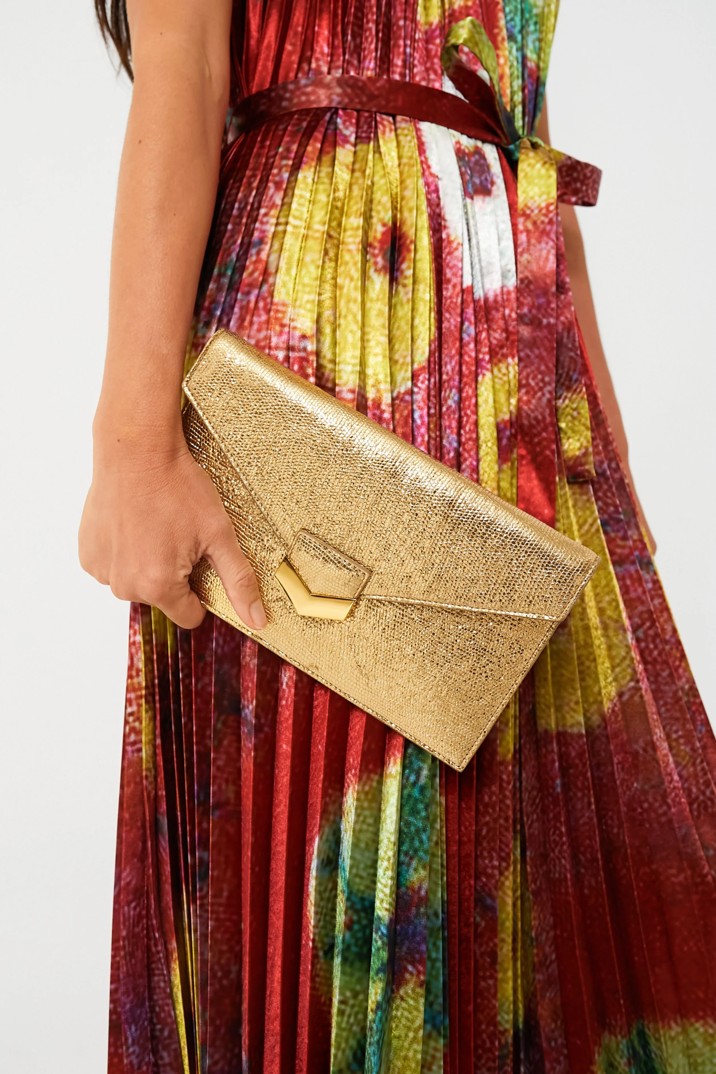 Gold London Clutch