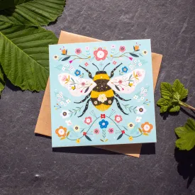 Greetings Card - Bumble Bee