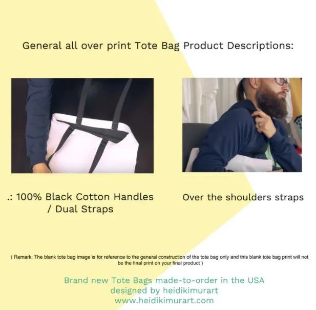 Grey Lavender Floral Tote Bag, Flower Print Colorful Square 13"x13", 16"x16", 18"x18" Premium Quality Market Tote Bag - Made in USA