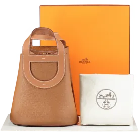 Hermès In-the-loop 23 Gold Clemence leather with Gold Hardware Handbag BOX FRESH