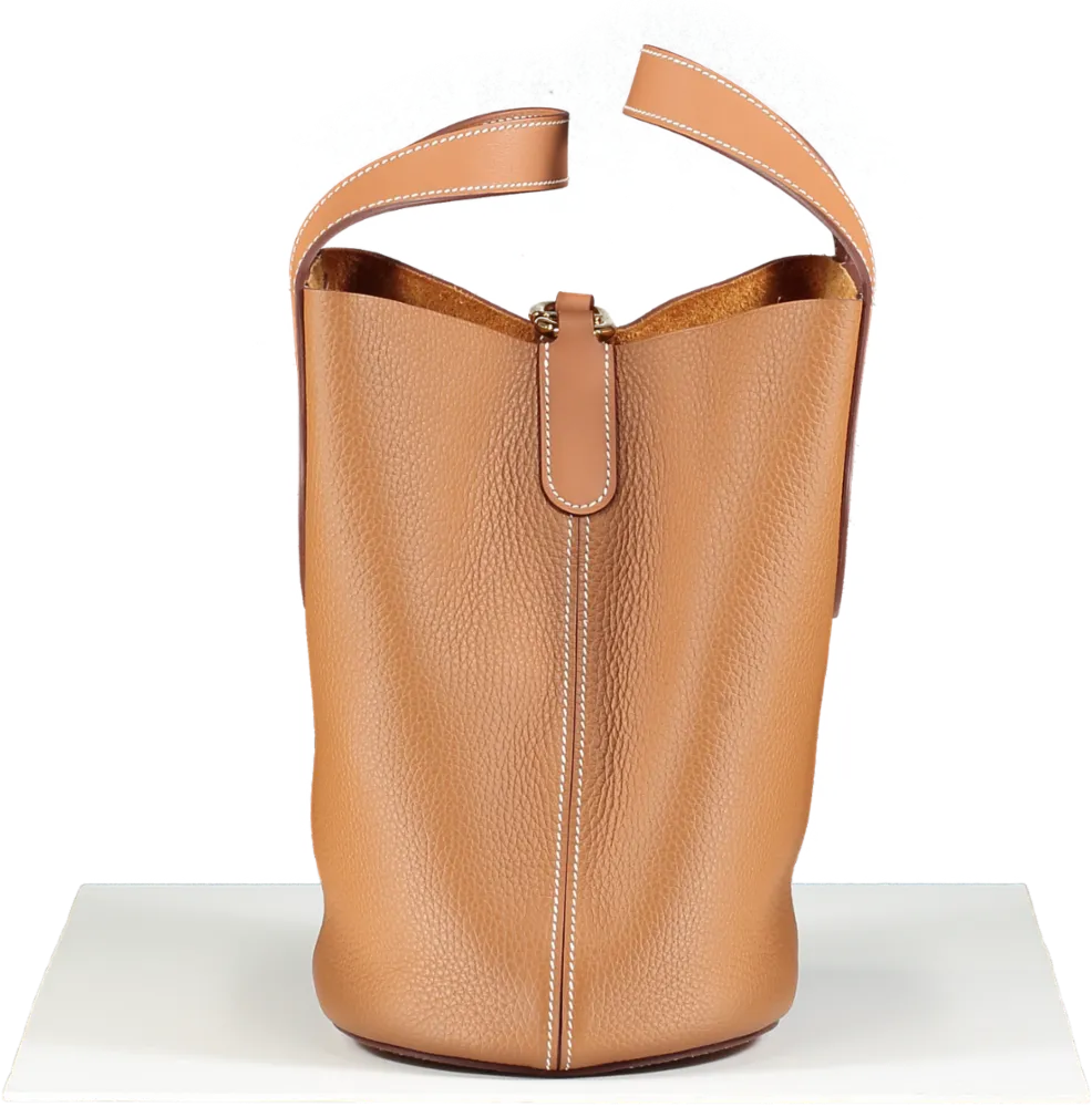 Hermès In-the-loop 23 Gold Clemence leather with Gold Hardware Handbag BOX FRESH