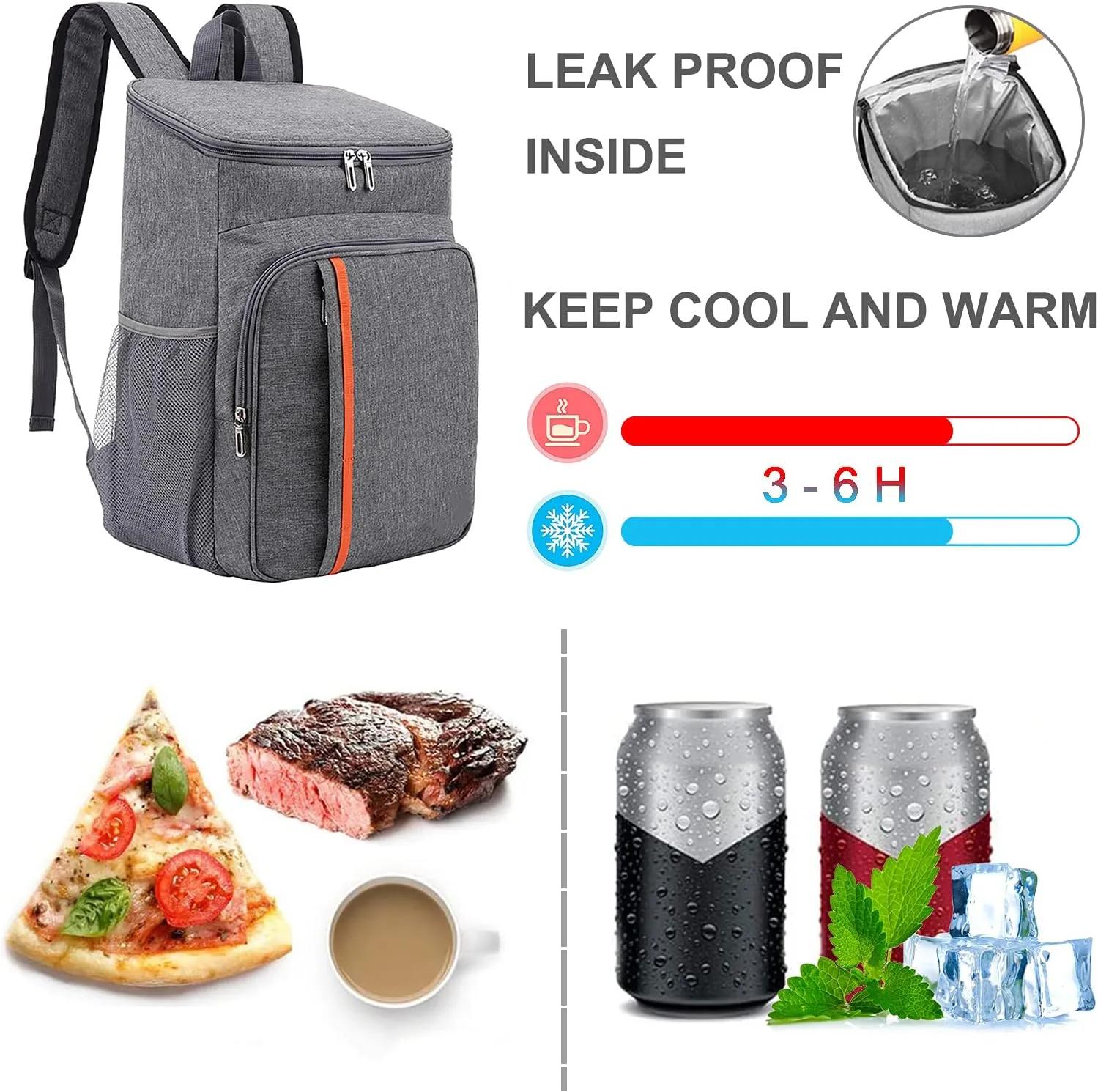Insulated Adventure Cooler Backpack