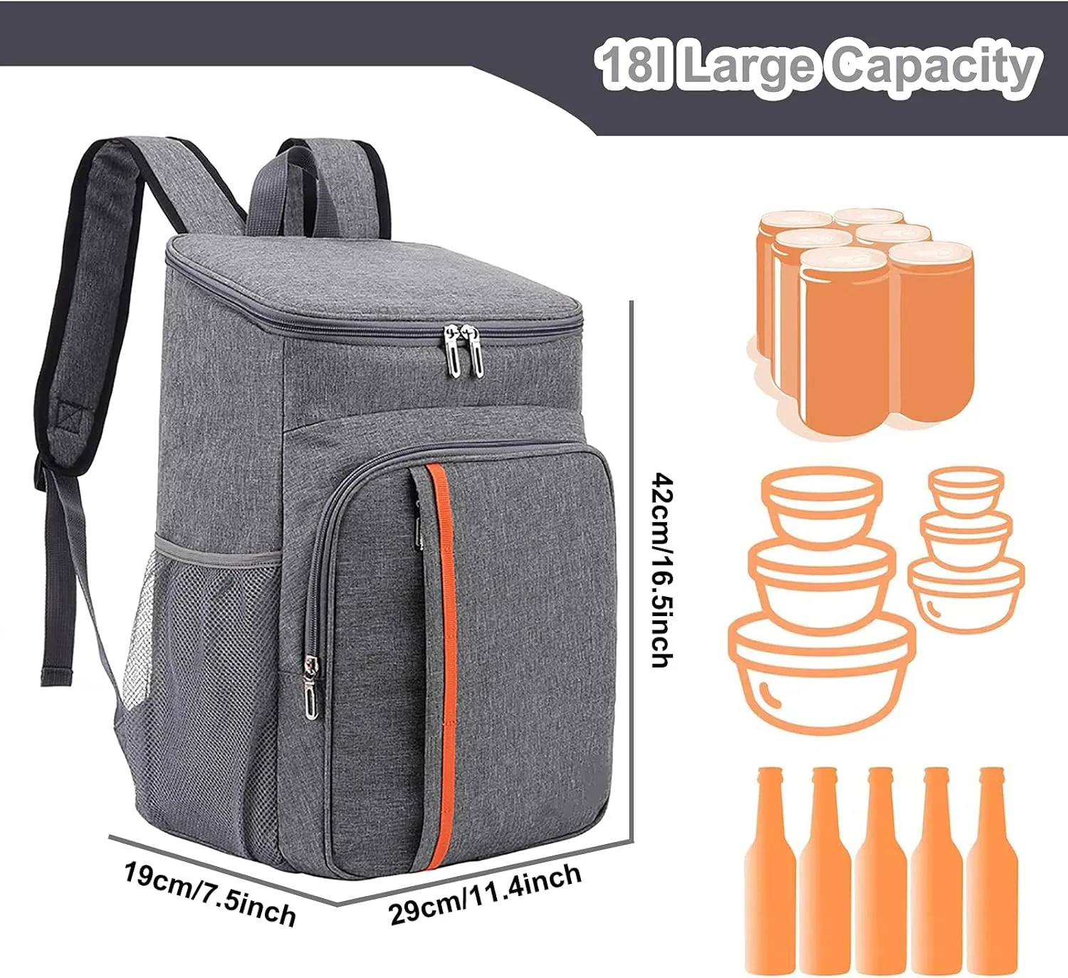 Insulated Adventure Cooler Backpack