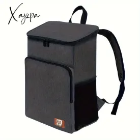 Insulated Backpack Cooler Bag - Leakproof, Soft-Sided, Waterproof, with Bottle Opener - Perfect for Travel, Camping, Work, Picnic, and Beach Trips