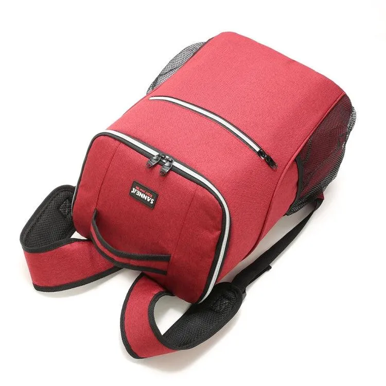Insulated Outdoor Picnic Backpack - Waterproof Oxford Cloth Cooler Bag