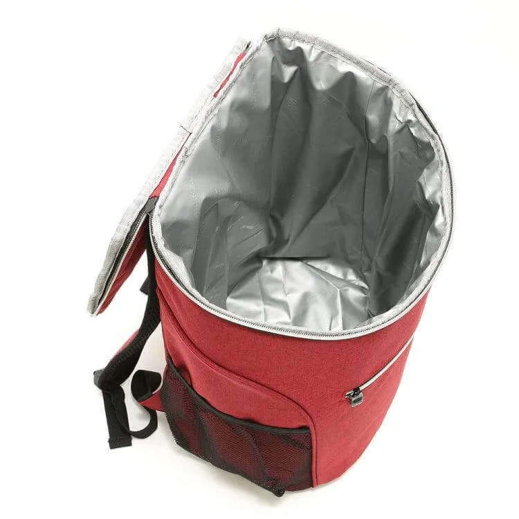Insulated Outdoor Picnic Backpack - Waterproof Oxford Cloth Cooler Bag