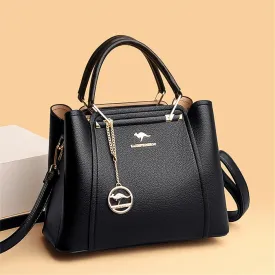 KAIDIFEINIROO-Luxury Soft Leather Large Handbag