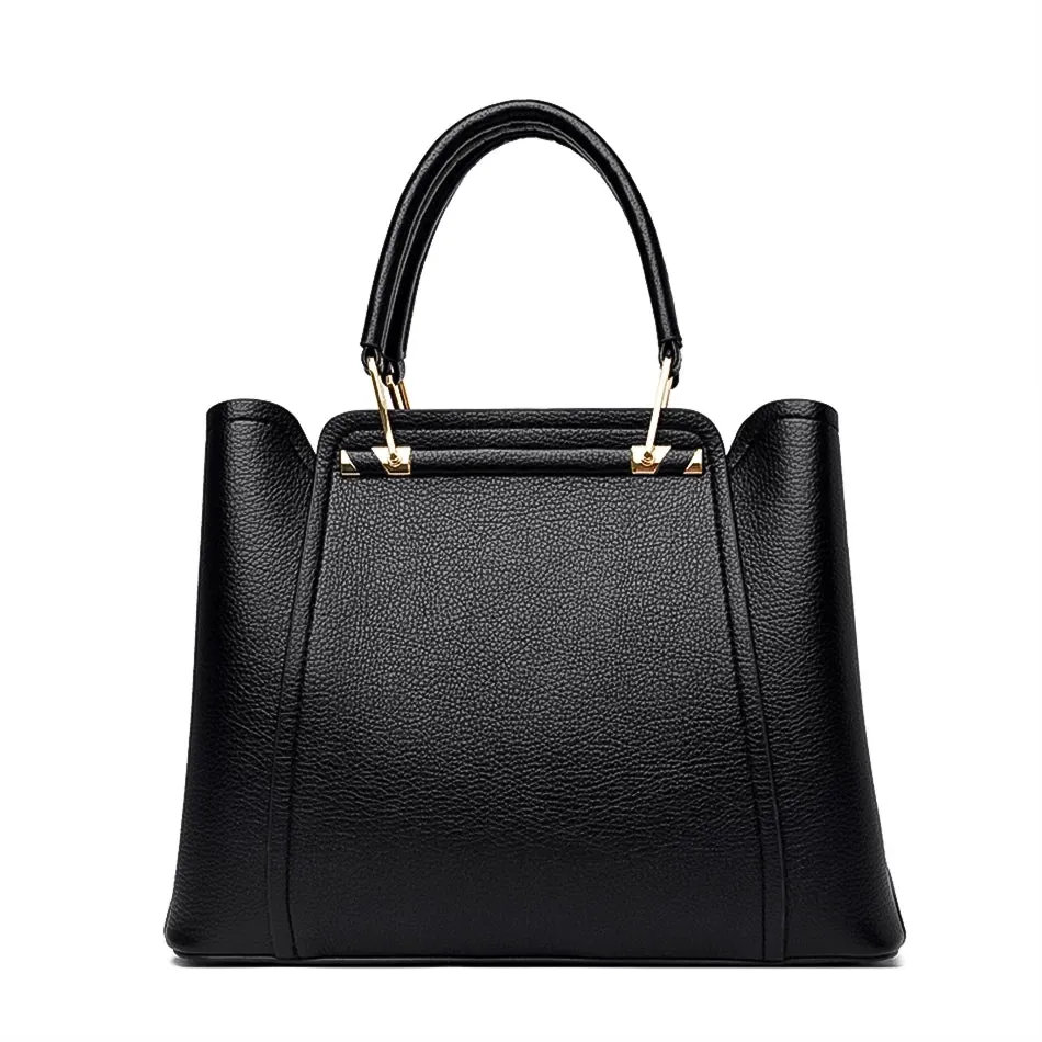 KAIDIFEINIROO-Luxury Soft Leather Large Handbag
